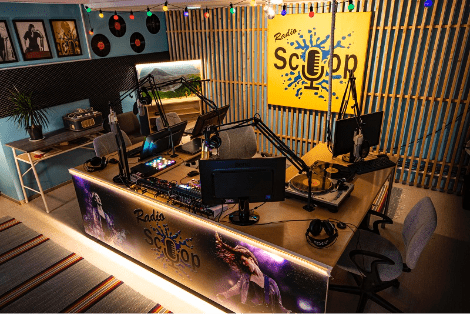 Radio Scoop studio
